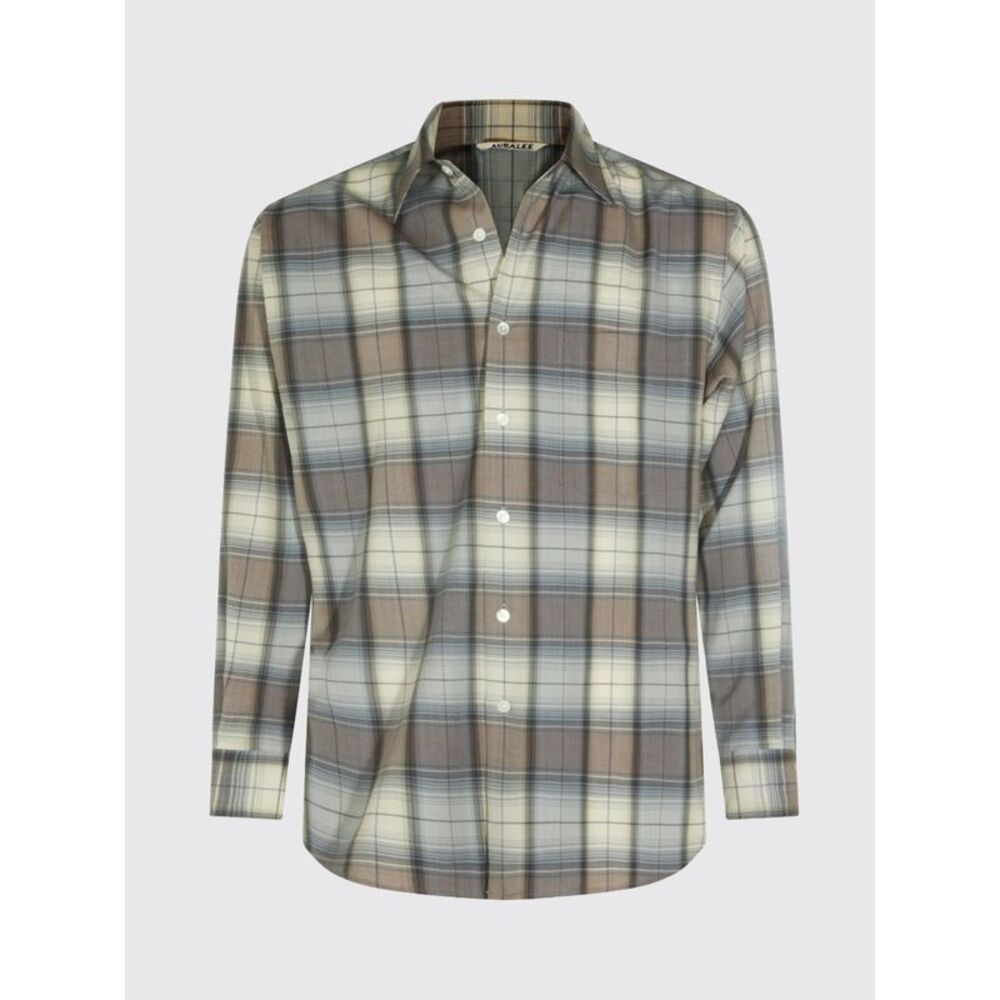 Auralee Shirt Men Blue - Picture 2 of 4
